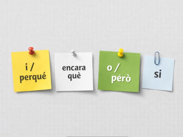 conjunciones valenciano