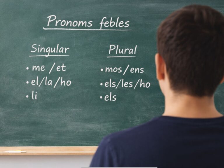 Pronoms febles: qué son, ejemplos y ejercicios prácticos - Evalen